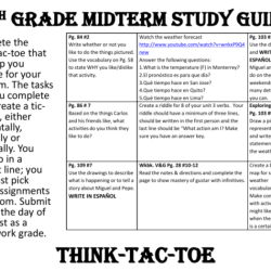 Spanish 1 midterm study guide