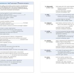 Unit 2 vocabulary level c