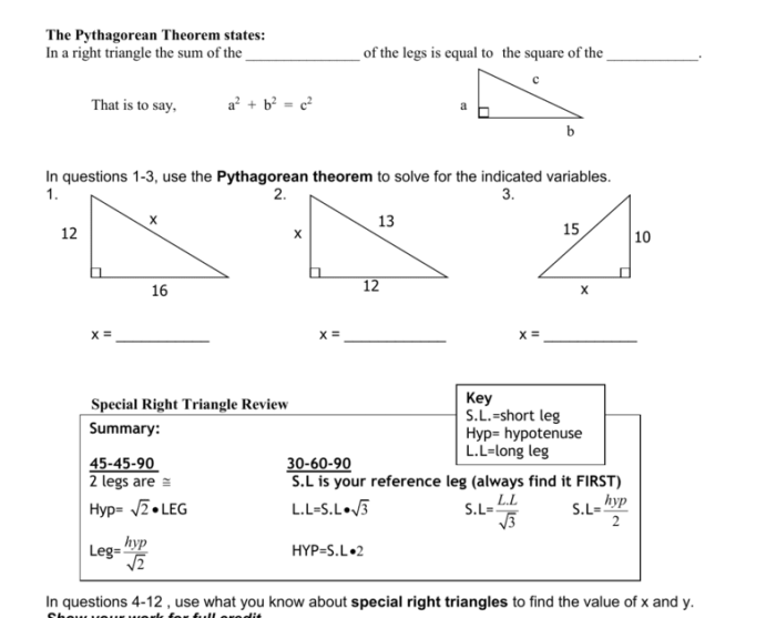 Unit 8 test right triangles & trigonometry