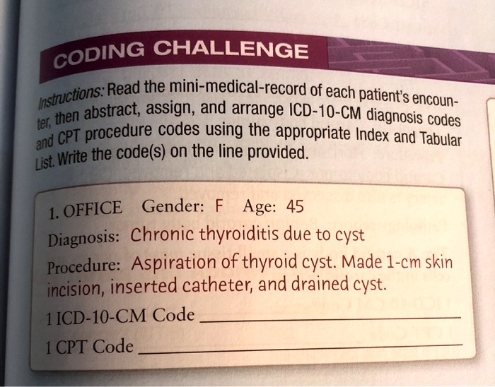 Cpt code for aspiration of cyst