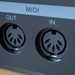 Midi connections din introduction ports connection