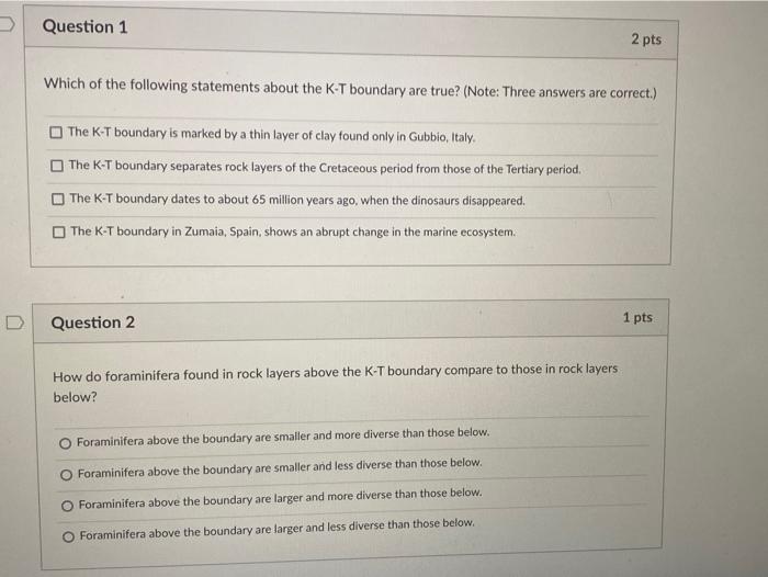 Select the statements about the k-t boundary that are true.