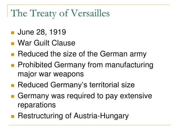 The treaty of versailles worksheet answer key